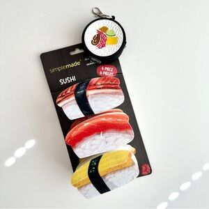 NWT Sushi Sponges + Coin Purse Lot